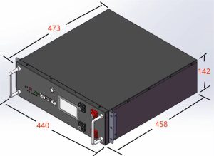51.2v 100ah Rack Mounted #Lifepo4 Battery Pack 